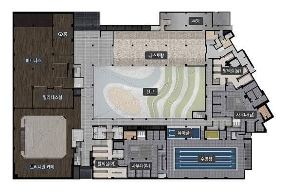 43 Pyeong Full Option Top Floor with No Noise, near Han River - photo 2