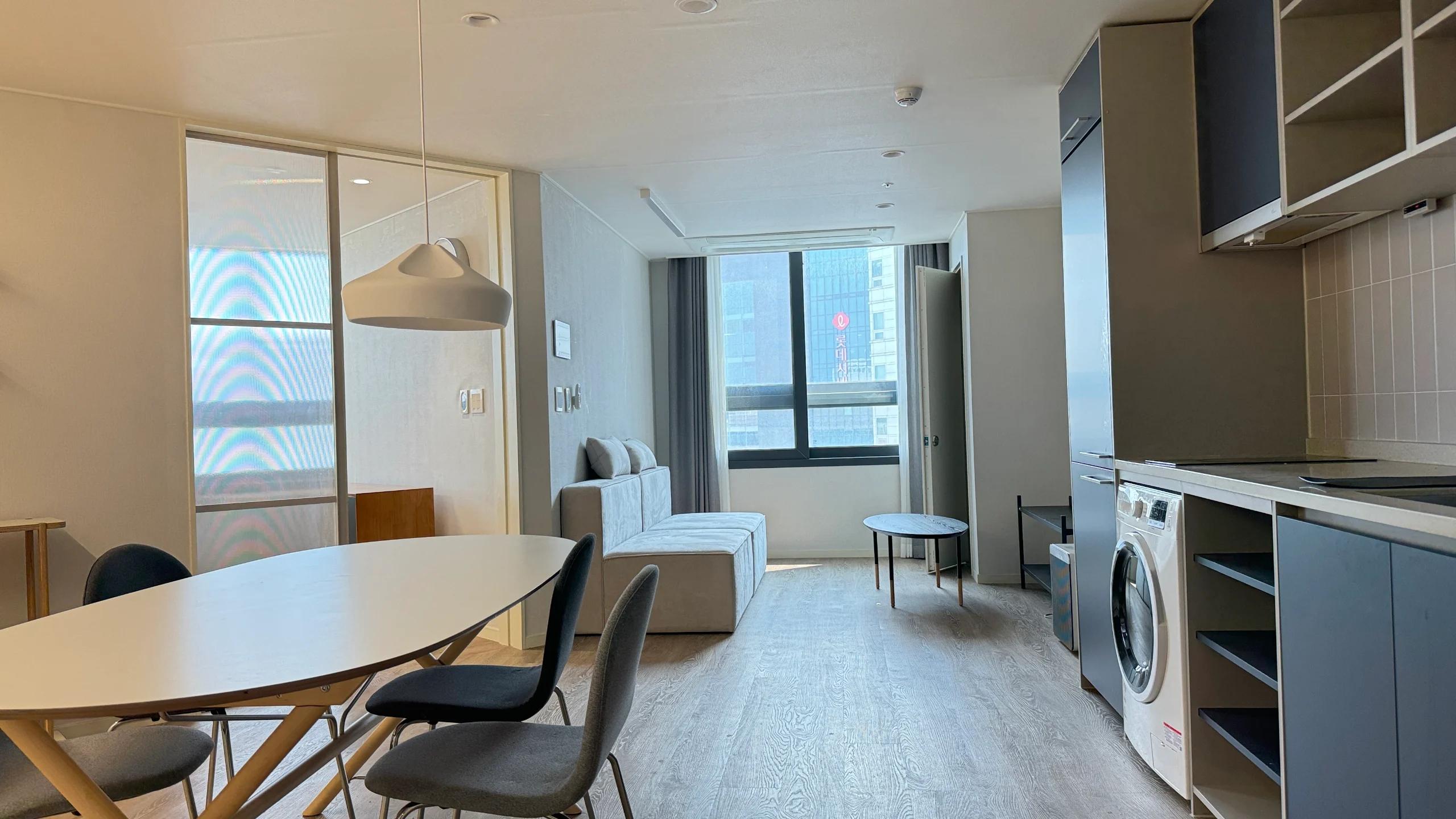 Rent Free(40%) for long-term, 2mins to Suyu station, Fitness. photo 1
