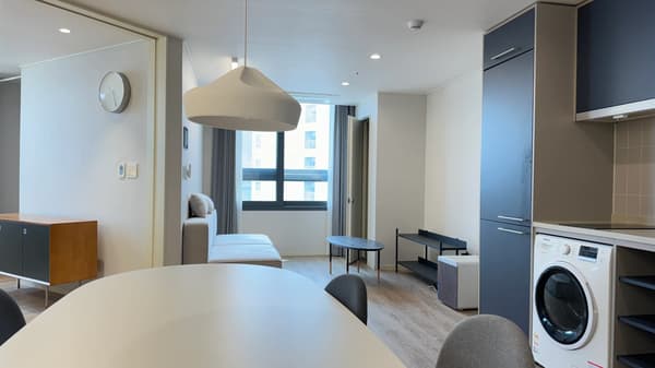 Rent Free(40%) for long-term, 2mins to Suyu station, Fitness. photo 3